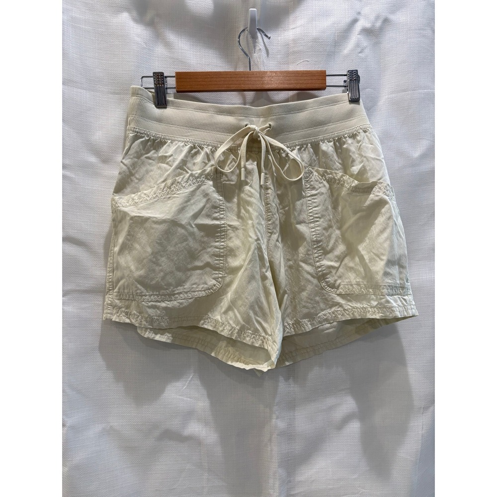 Calia by Carrie Underwood Cream Drawstring Shorts Womens Medium Off White Casual
